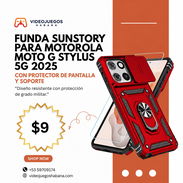 Funda SunStory para Motorola Moto G Stylus 5G 2025 con protector de pantalla y soporte | videojuegoshabana.com - Img 55474235