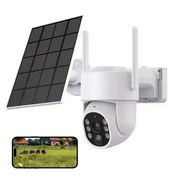 CAMARA DE SEGURIDAD / CON PANEL SOLAR / VISION NOCTURNA / ALTA DEFINICION / ALARMA / DETENCION DE MOVIMIENTO / - Img 53338953