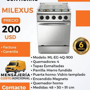 COCINA DE GAS CON HORNO MILEXUS - Img 55604619