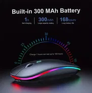 Mouse Inalambrico y Bluetooth Modelo Similar a Magis Mouse de Apple de Alta Calidad, al ser Bluetooth ahorras - Img 49541125