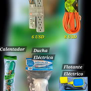 Calentador, Extensiones eléctricas, Ducha eléctrica + resistencia extra, Flotante eléctrico - Img 56942425