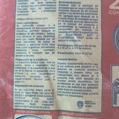 Masilla int-ext 20kg contamos con mensajería por un costo adicional - 5/5