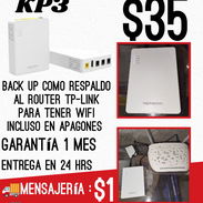 Respaldo para router mini UPS 10000mah Kp3 - Img 55025799