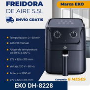 Freidora de aire marca Eko 5.5 litros 🔥6 meses de garantía 🔥 - Img 52158678