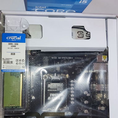 📦 ganga KIT 12th Gen i5‑12400–8GB RAM(3200mt)ASUS prime h610m-rd4-s1📦 - Img 125498388