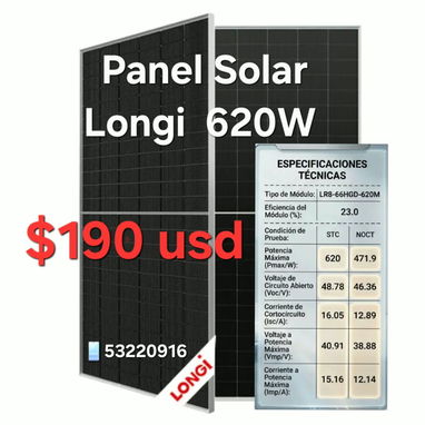 Panel solar Longi 225w (factura-mensajería- garantía)53220916 - 3/7