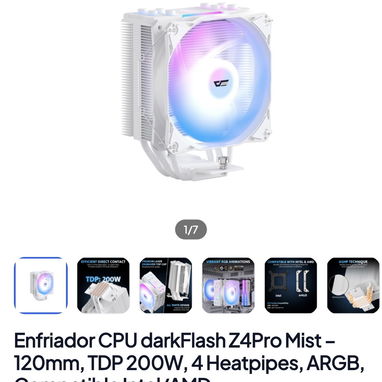 sistemas de refrigeración y ventiladores con iluminación ARGB/RGB y control inteligente PWM - 4/10