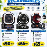 Ventiladores Recargables precio en la foto - Img 57717480