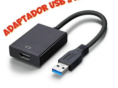Adaptador VGA a RCA USB 3.0 a HDMI -- USB 3.0 a VGA -- VGA a HDMI -- HDMI a VGA + Cable de Audio Incluido - - Img 51949799