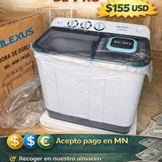 Lavadora semiautomática de 7kg marca MILEXUS - Img 55771346