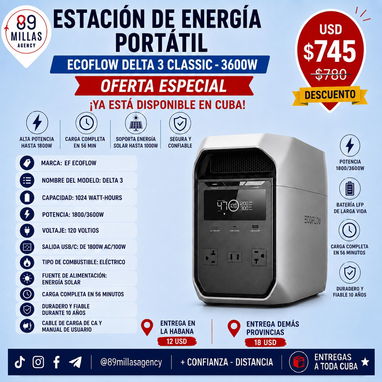 Ecoflow Delta 3 y Delta 3 Classic - Envío a toda Cuba - 2/2