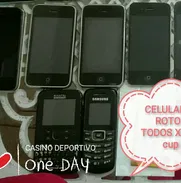 Celulares rotos, rebobinadora, cámara digital (no se si funciona), tapasoles, accesorios bicicleta antigua y otros - Img 50041335