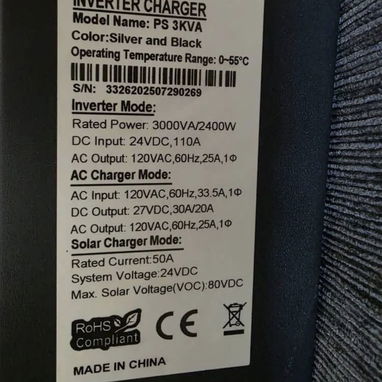 Inversor inverter 3 KVA - 2/3