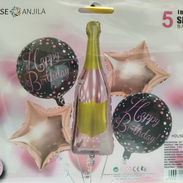 Set de globos - Temática botella para celebraciones - Img 55018205