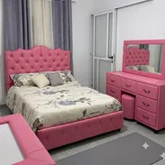 Juego de cuarto rosada listo para entregar - Img 56392469