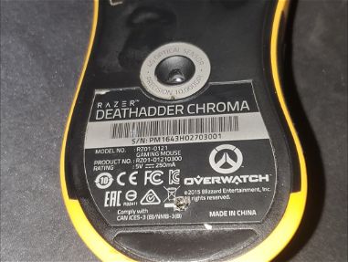 Mouse Razer DEATHADDER CHROMA edicion overwatch  De uso pinchando al 100 - Img main-image