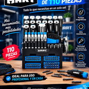 🔧El HART Juego de Destornilladores de 110 piezas es ideal para reparaciones en casa o uso profesional. - Img 57418565