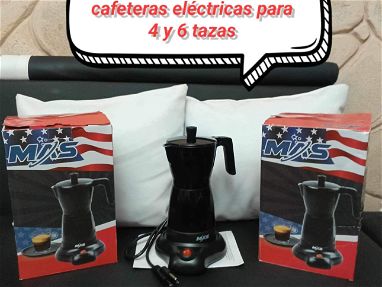 Cafetera electrica 6 tazas se reduce a 3 igual nuevas - Img main-image