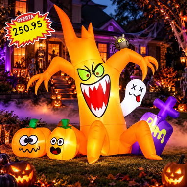 🎃 INFLABLES HALLOWEEN ORIGINALES AMERICANOS 🇺🇸 | Decoración Terrorífica 👻 - 5/6