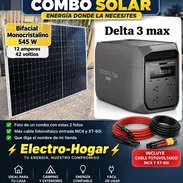 ⚡Combo solar Delta 3 Max más Panel Bifacial monocristalino de 545 W - Img 57301754