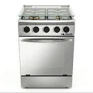 Cocina con horno de gas con 4 quemadores y 20" plateada - Img 56312082
