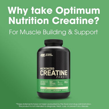 CREATINA MONOHIDRATADA OPTIMUM NUTRITION 120 SERVICIOS - Img 123163950