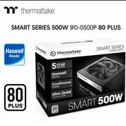 Solo me queda una fuente nueva thermaltake de 500w 80 plus , garantía de 60 dias ,mensajería gratis si lo desea - Img 55723863