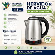 CALENTADOR DE AGUA HERVIDOR 2L. Jarra para hervir agua. - Img 56582097