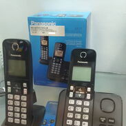 Teléfono inalámbrico Panasonic de 2 bases con contestadora y altavoz. Nuevo en caja. Mensajería disponible - Img 43988272