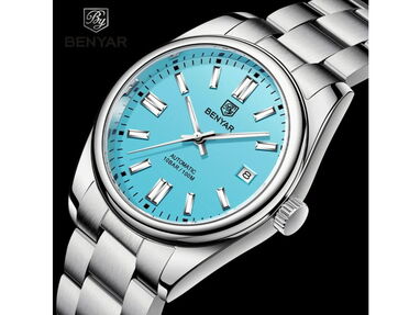 ⭕️ Reloj Hombre Reloj Pulsera ✅ Reloj Automatico Reloj Mecánico Reloj Acero Inoxidable Regalo hombre - Img 58939955