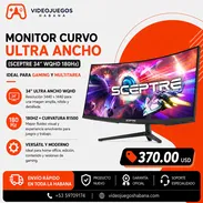 Monitor Curvo Ultra Ancho Sceptre 34” WQHD 180Hz | Ideal para Gaming y Trabajo en La Habana - Img 55129251