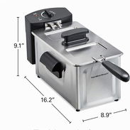 Hamilton Beach Freidora de 8 Tazas, Capacidad de Alimentos de Tamaño Familiar Que Cocina hasta 6 Tazas de Alimentos - Img 55674074