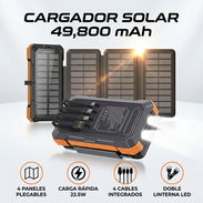☀️ Cargador Solar Portátil 49,800 mAh - Todo en Uno 🔋 - Img 57152726