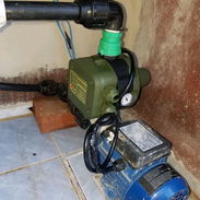 Montaje de equipos de presión automáticos y motor en cisterna ladrón de agua - Img 50425020