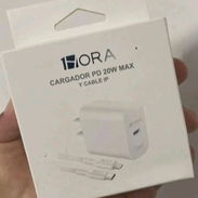 CARGADOR TIPO C 20W CARGA RÁPIDA Y CABLE IPHONE ENTRADA C 3A CARGA RÁPIDA (MARCA 1HORA) - Img 55072068