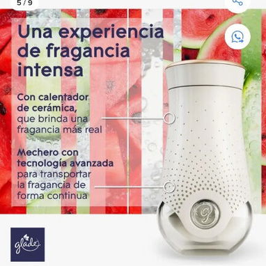 Aromatizador Electrico con 2 repursto, Aroma Sandia Refrescante - 4/7