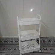 CARRITO ORGANIZADOR BLANCO CON RUEDAS 3 NIVELES* ✨ 💲 *PRECIO: 15 USD* - Img 54977678