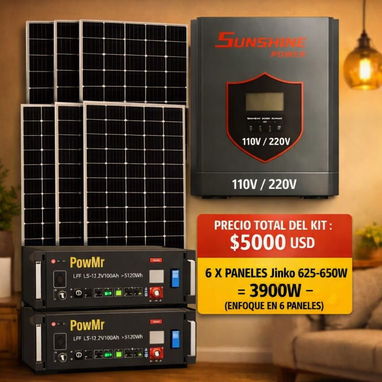 Kit solar, tenemos varias ofertas somos de Pinar del Rio. Precio en las fotos - 8/10