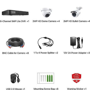 Sistema de seguridad Zosi 8 camaras - Img 122287619