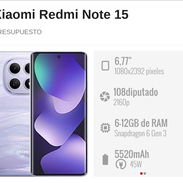 Xiaomi Redmi Note 15 4g, sellado, con garantía - Img 56414224