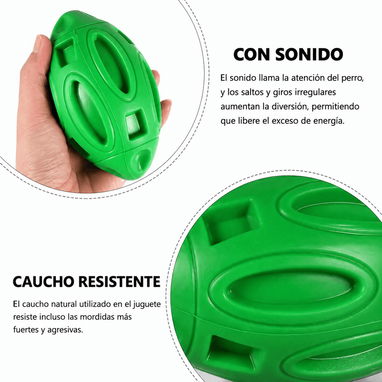 Pelota Rebotadora de caucho para Mascotas - 2/5
