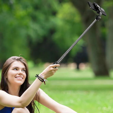 ☎️53544655 🛵 Entrega Disponible ⭐Trípode y Selfie Stick 2 en 1 con Control Remoto Bluetooth ⭐ - Img 103036821