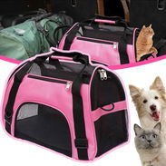 Mochila portátil para transportar gatos y perros pequeños o medianos, cómoda y segura. - Img 55876241