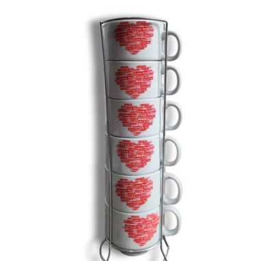 juego de 6 tazas de cerámica - Img 127316692