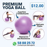 BALÓN DE YOGA INFLABLE CON SUPERFICIE ANTIDESLIZANTE VPT-0035 - Img 55991515