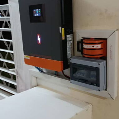 Jagüey Grande: luces, ventilador y TV sin apagones, kit 1.2 kW - 2/4