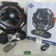 Ventilador recargable doble aspas - Img 55518306
