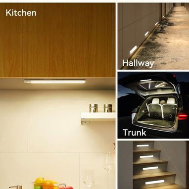 * Set de 3 Luces LED USB Recargables con sensor de movimiento - Img 121527966