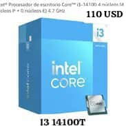 Vendo microprocesador I3 14100T de 14va generación nuevo new - Img 57545958