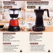Cafetera electrica de 4 tazas - Img 57152453